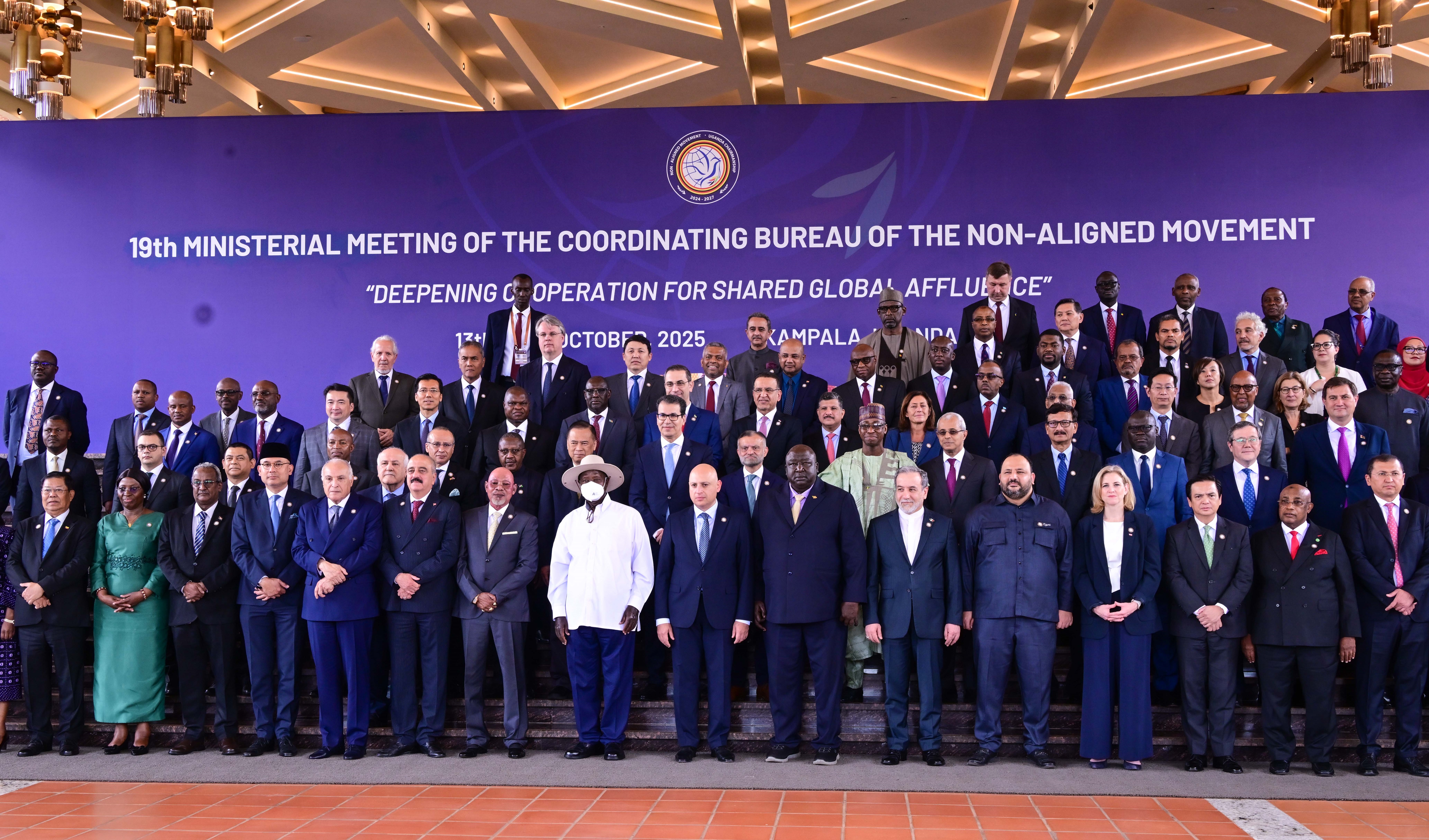 PRESIDENT MUSEVENI CALLS FOR GLOBAL HARMONY, PROSPERITY, AND MUTUAL COOPERATION AT NAM MINISTERIAL MEETING