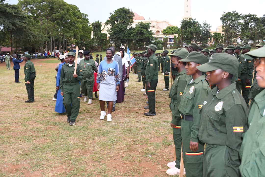 The commissioner for National Secretariat for Patriotism , ⁦⁦Hellen Seku⁩ passed out over 7000 patriots at Old Kampala SS. 13th April, 2024