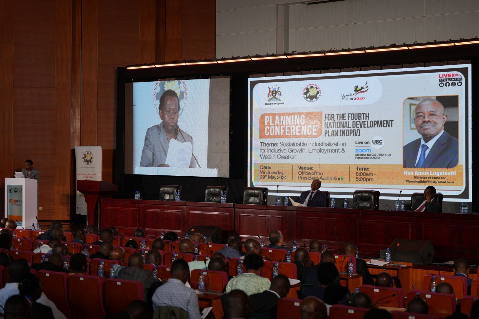 National Planning Conference held on 29th May 2024 at the Office of the President Conference Hall