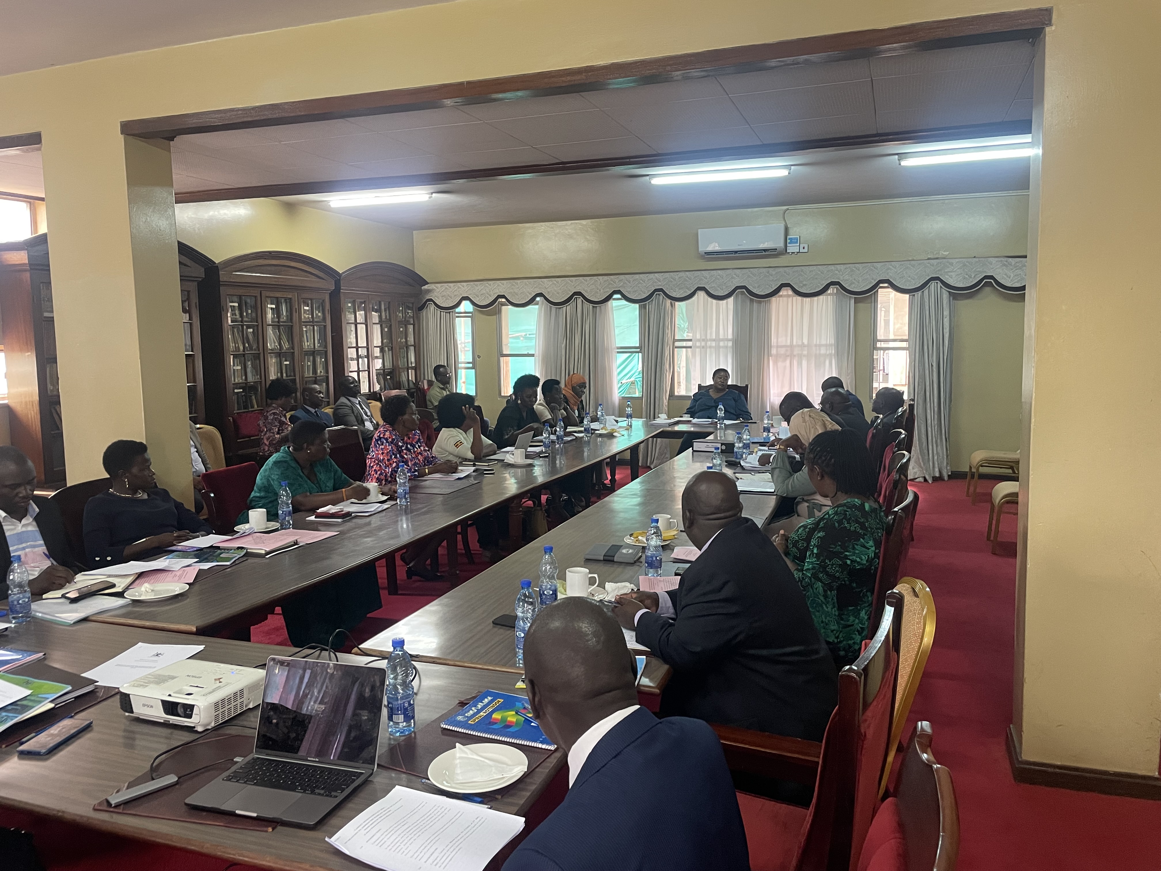 Top Management Meeting held on 14th June, 2024 in the Cabinet Library.