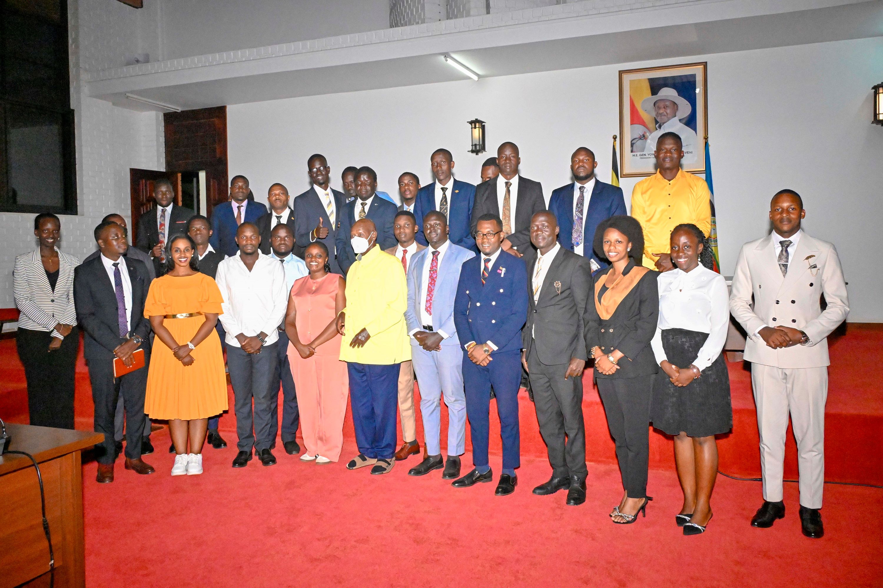 PRESIDENT MUSEVENI URGES STUDENT LEADERS TO CHAMPION WEALTH CREATION AND IDEOLOGICAL CLARITY 