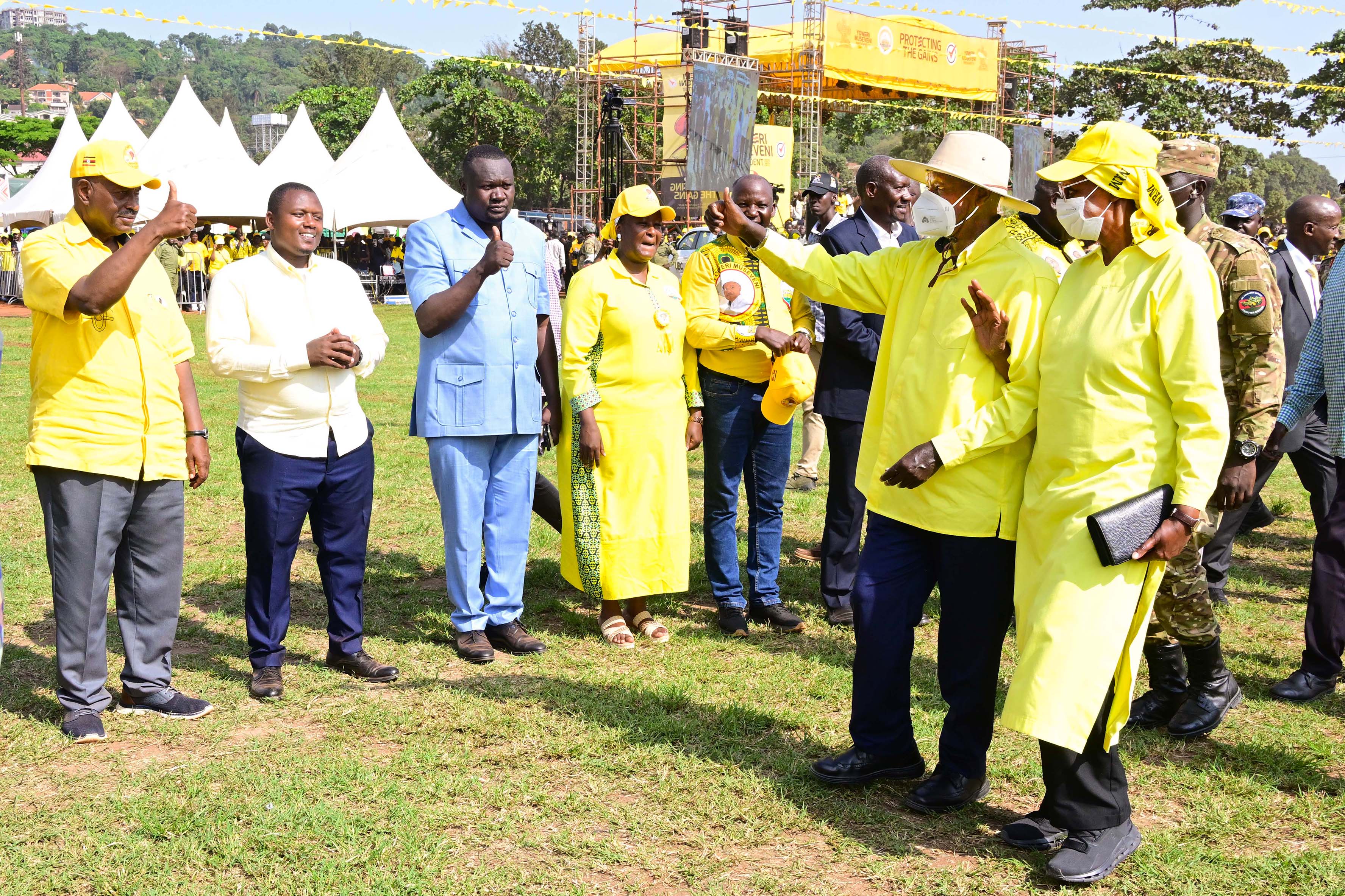PRESIDENT MUSEVENI DEFENDS NRM LEGACY, RALLIES NAKAWA VOTERS ON WEALTH AND JOB CREATION