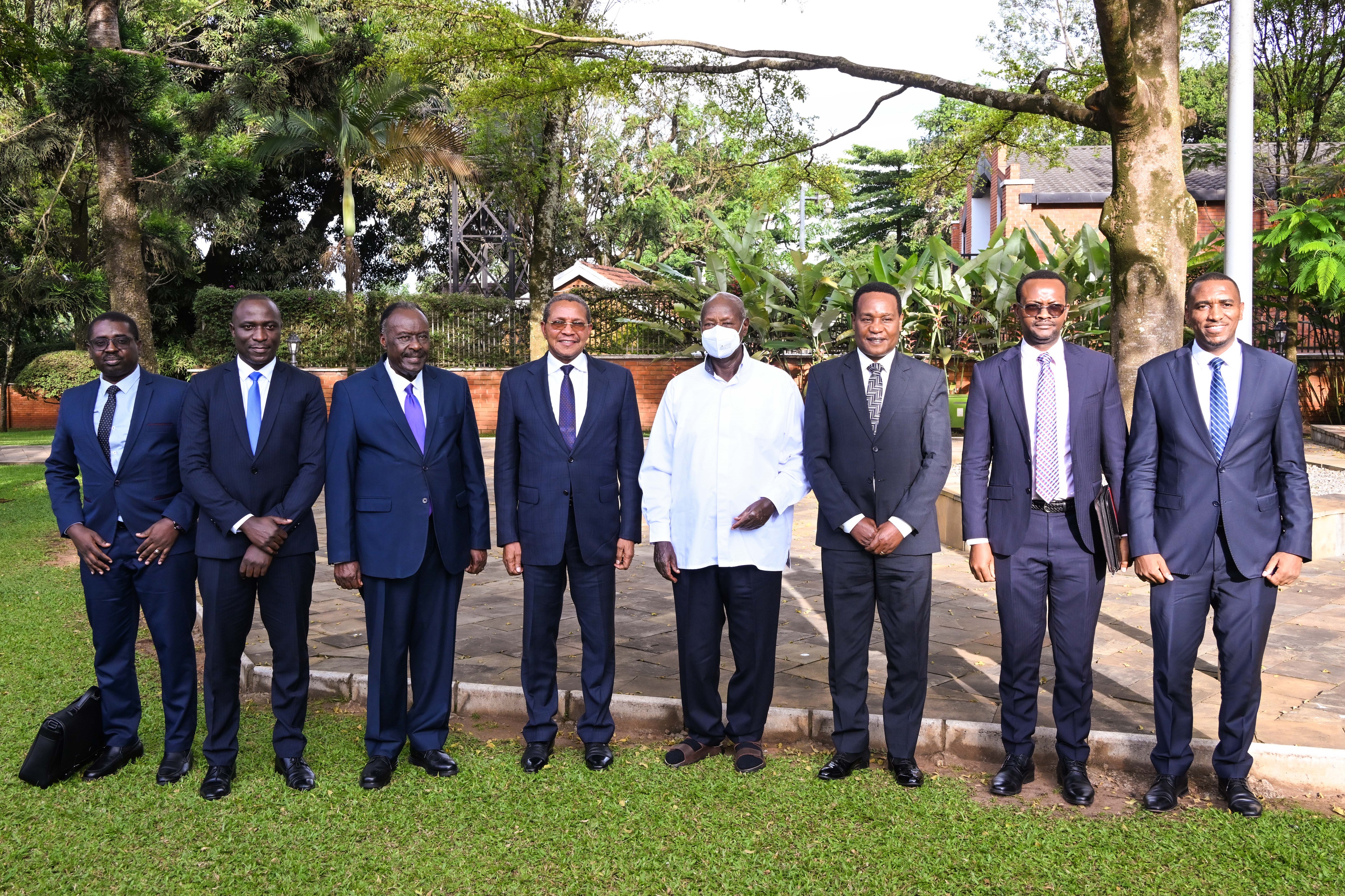 FORMER TANZANIAN PRESIDENT JAKAYA KIKWETE PAYS COURTESY VISIT TO PRESIDENT MUSEVENI