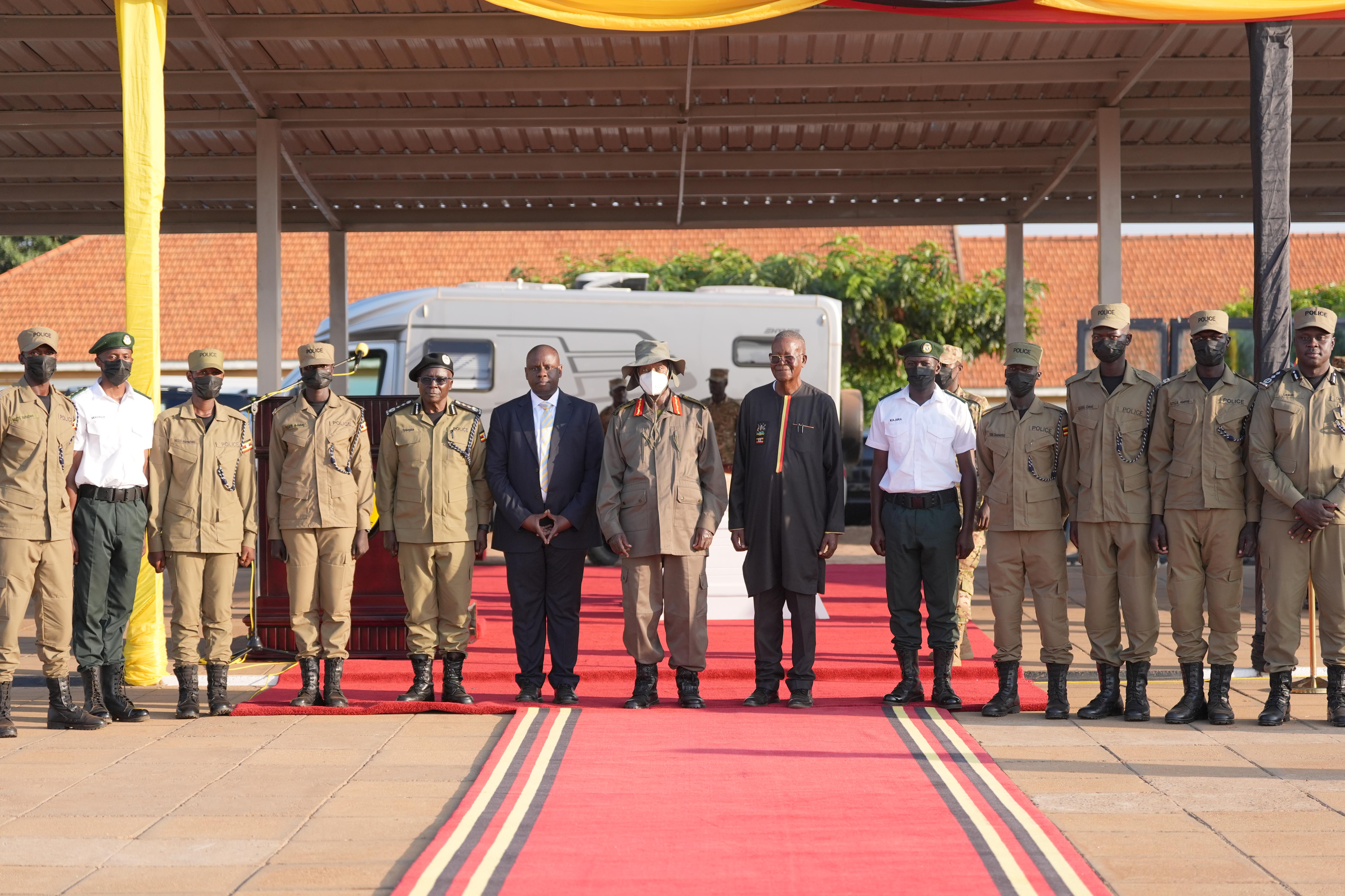 PRESIDENT MUSEVENI WARNS NEW POLICE OFFICERS AGAINST CORRUPTION, URGES DISCIPLINE AND GOOD HEALTH