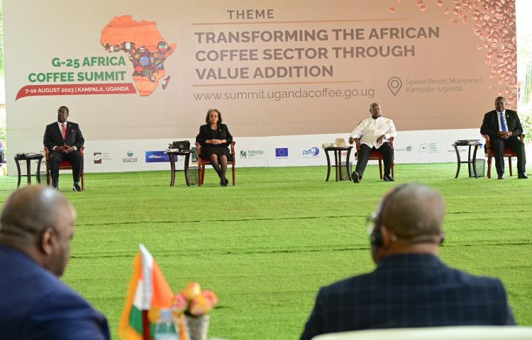 President Museveni Roots for Coffee Value Addition at G-25 Africa Coffee Summit- 8th August,2023