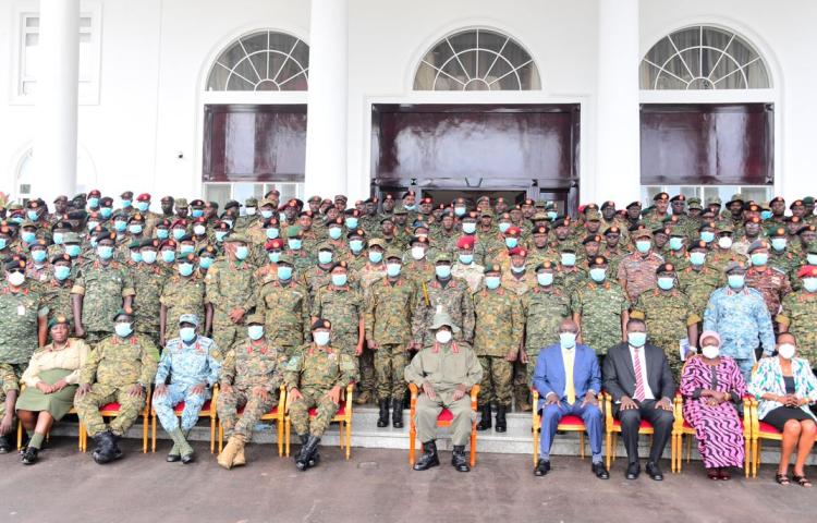 President Museveni chairs Defence Forces Council meeting, Launches UPDF Establishment 2021. 18th February, 2024