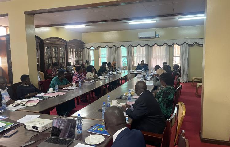 Top Management Meeting held on 14th June, 2024 in the Cabinet Library.