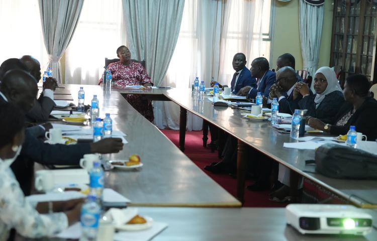 Top Management Meeting held at the Cabinet Library -31st January 2025