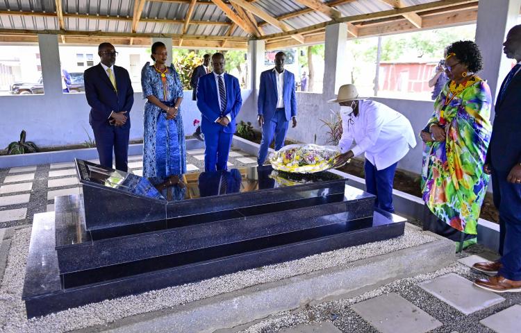 President Museveni pays tribute to late Edward Lorika Athiyo in Nakapiripirit 