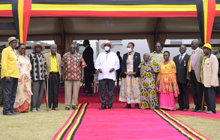 President Museveni honors war Veterans, commits to Stronger support and enhanced Rural Security.