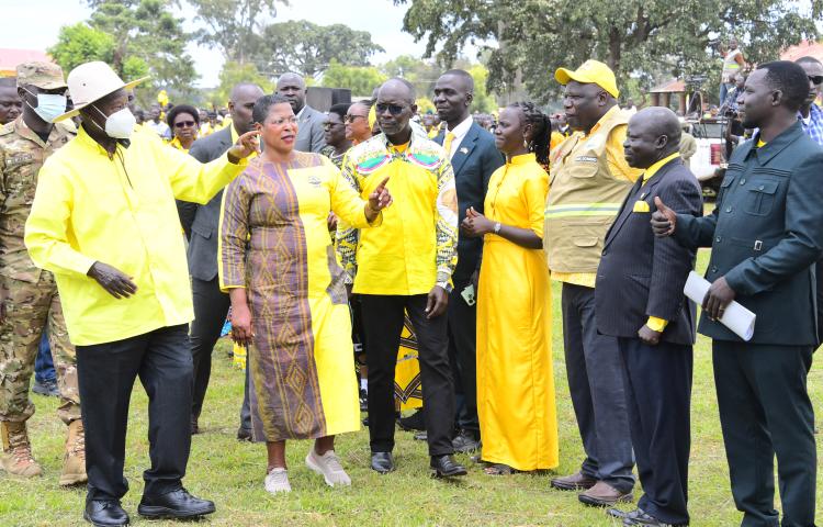 PRESIDENT MUSEVENI CALLS ON THE PEOPLE OF LANGO TO GUARD THE GAINS OF LIBERATION AND DEVELOPMENT 