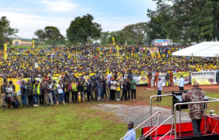 PRESIDENT MUSEVENI KICKS-OFF PRESIDENTIAL CAMPAIGNS IN LUWEERO, VOWS TO SAFEGUARD REVOLUTIONARY GAINS