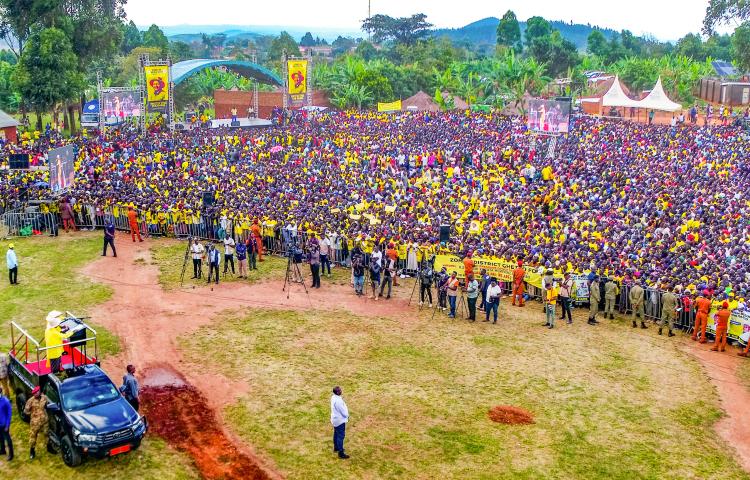 PRESIDENT MUSEVENI PLEDGES TO FIX ZOMBO ROAD NETWORK, IMPROVE SERVICES AS HE COURTS WEST NILE VOTE