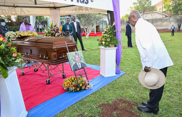 PRESIDENT MUSEVENI, FIRST LADY JANET PAY TRIBUTE TO LATE MATHEW RICHARD RUBAHAMA KAZOORA
