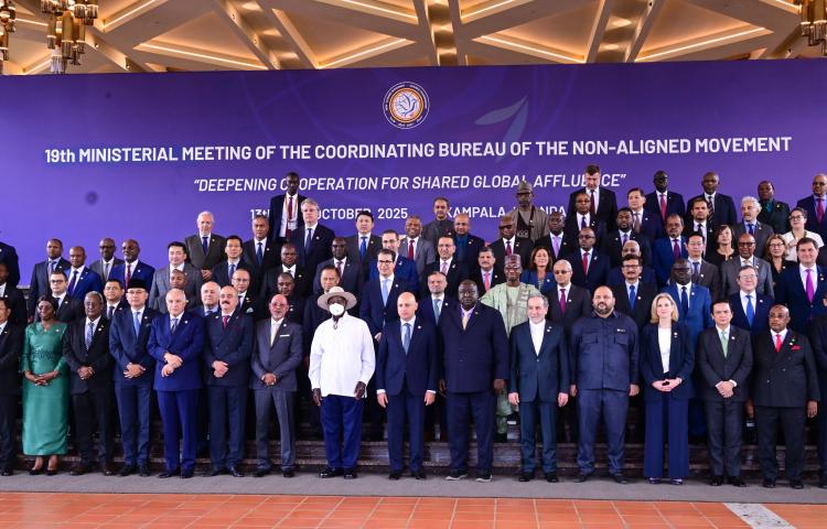PRESIDENT MUSEVENI CALLS FOR GLOBAL HARMONY, PROSPERITY, AND MUTUAL COOPERATION AT NAM MINISTERIAL MEETING