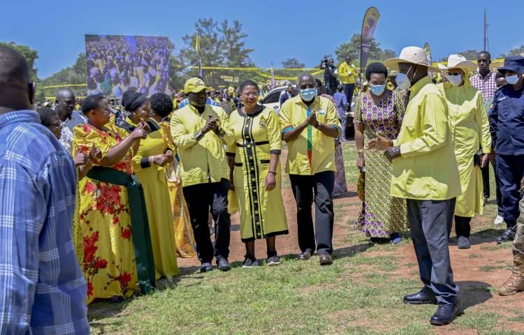 PRESIDENT MUSEVENI CAMPAIGNS IN BUYENDE, REMINDS YOUTH OF NRM’S CULTURE OF DISCIPLINE AND HARD-WORK