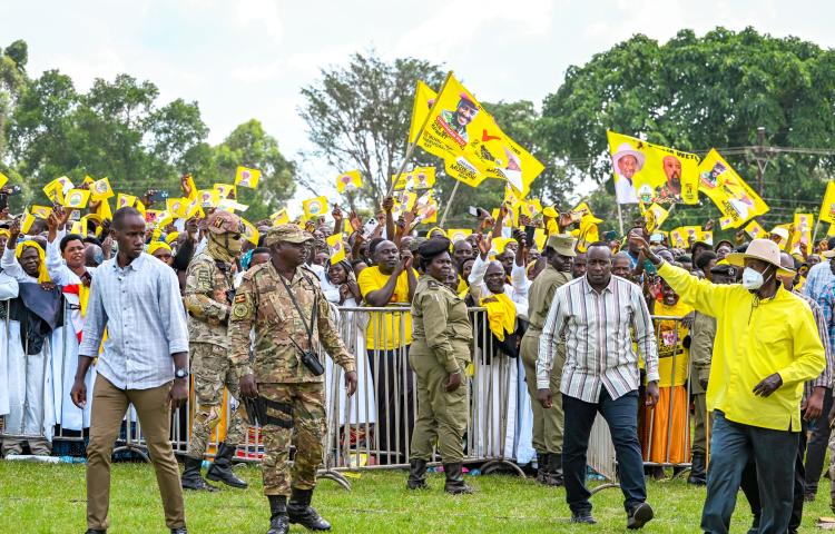 KYENJOJO: PRESIDENT MUSEVENI CONCLUDES RWENZORI-TOORO CAMPAIGN TRAIL, MAKES CASE FOR WEALTH CREATION AND ACCOUNTABILITY 