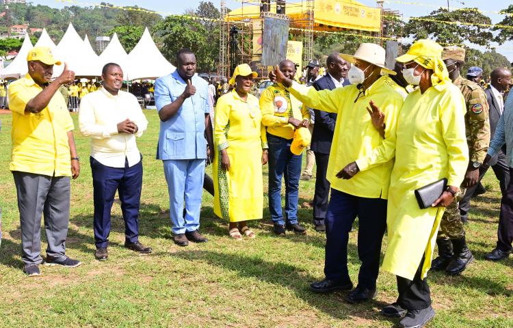 PRESIDENT MUSEVENI DEFENDS NRM LEGACY, RALLIES NAKAWA VOTERS ON WEALTH AND JOB CREATION