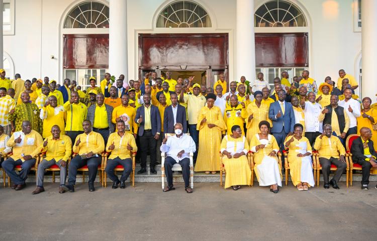 PRESIDENT MUSEVENI URGES NRM CHAIRPERSONS TO PROMOTE WEALTH CREATION, ACCOUNTABILITY AND SERVICE DELIVERY 