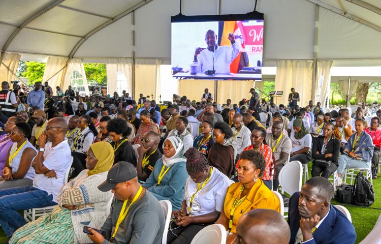 PRESIDENT MUSEVENI COMMITS SHS5BN TO CREATIVES, URGES YOUTH TO JOIN POVERTY FIGHT AT JAZZ WITH JAJJA SECOND EDITION 