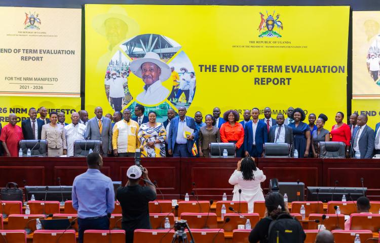END OF TERM EVALUATION REPORT FOR THE NRM MANIFESTO 2021-2026 HELD ON 21ST APRIL, 2026 AT THE CONFERENCE HALL OFFICE OF THE PRESIDENT