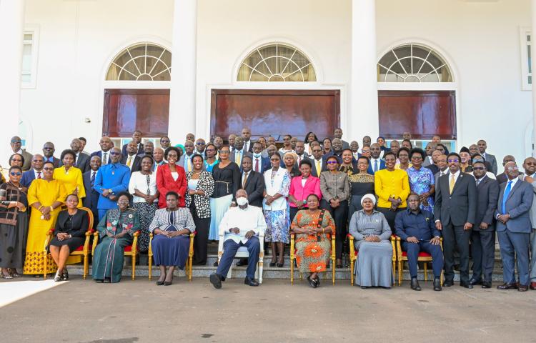 Luncheon with Cabinet at State House