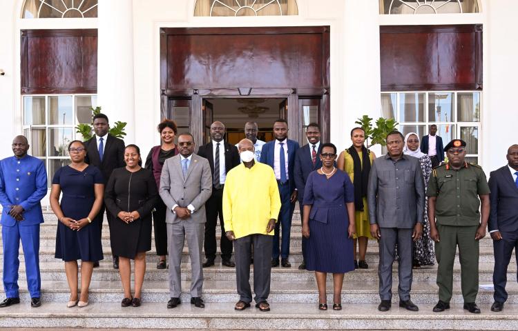 AFRICA CDC BRIEFS PRESIDENT MUSEVENI ON CURRENT STATUS OF EBOLA OUTBREAK 
