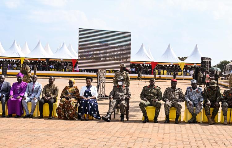 PRESIDENT MUSEVENI URGES NEW UPDF RECRUITS TO UPHOLD DISCIPLINE, GOOD HEALTH AND PATRIOTISM